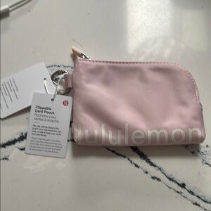 Lululemon Athletica Pink Wallet with Zipper Closure